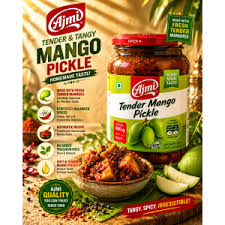 Ajmi Tender Mango Pickle(കണ്ണിമാങ്ങാ അച്ചാർ)