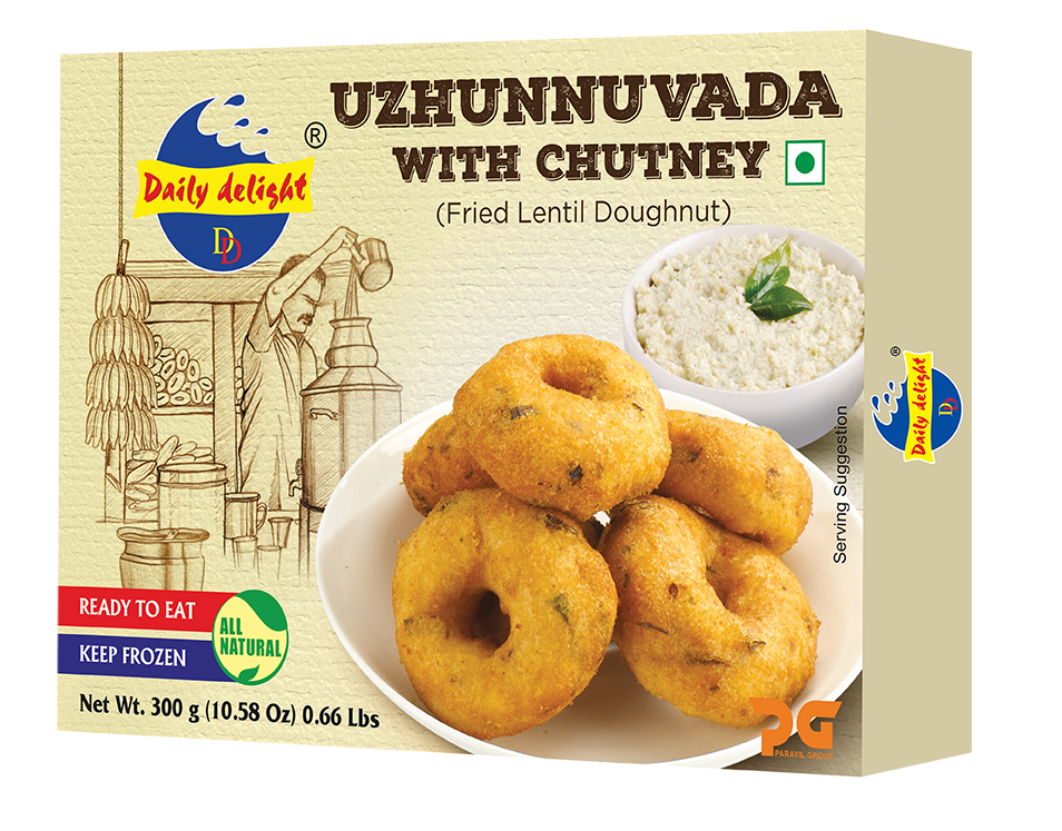 Daily Delight Uzhunnuvada with Chutney-300g