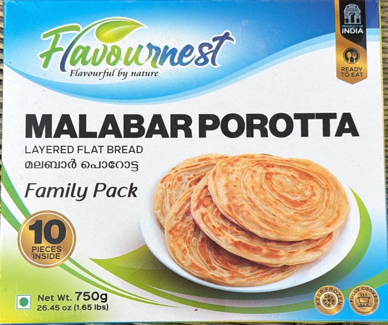 Flavournest Malabar Porotta(family pack)-750g