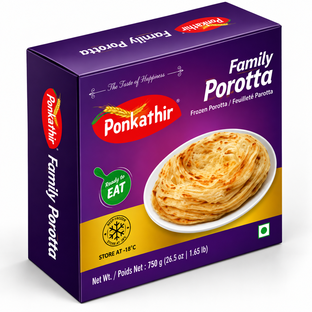 Ponkathir Family Porotta-750g