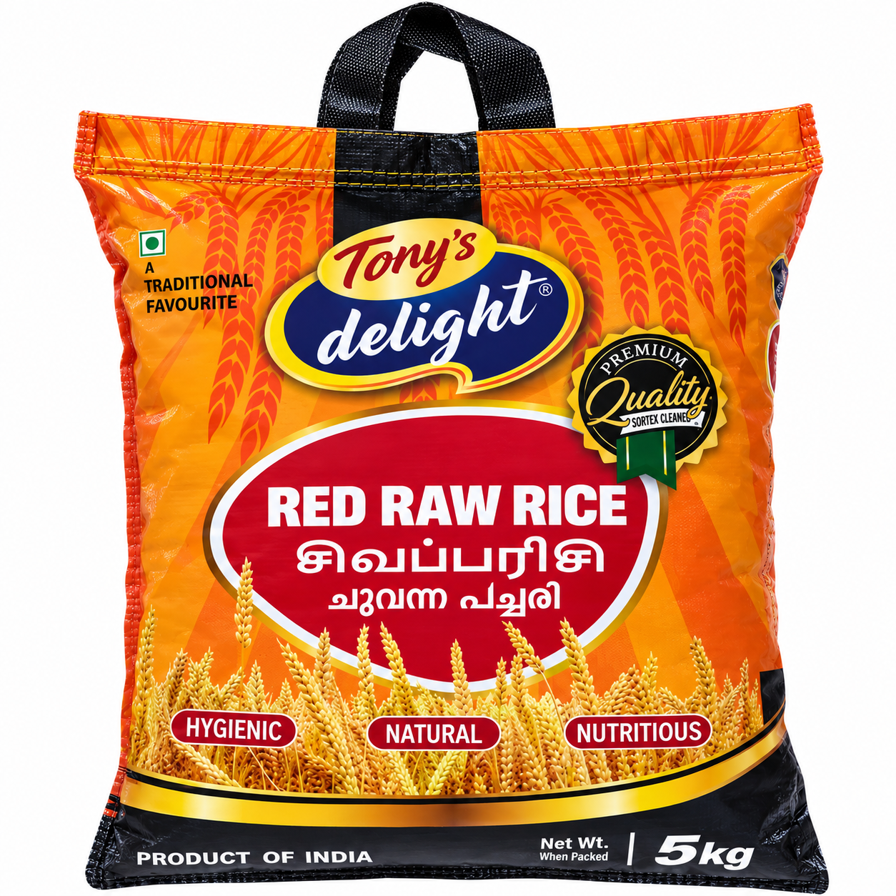 Tony's Delight Red Raw Rice-5kg