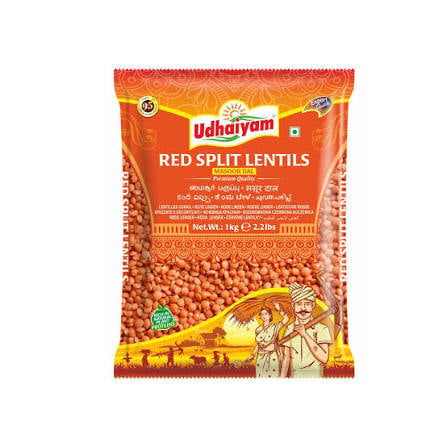 Udhaiyam Red Split Lentils -1kg