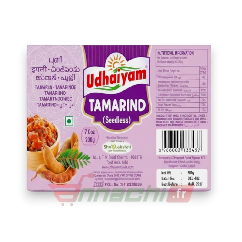 Udhaiyam Tamarind (seedless)വാളൻപുളി-200g