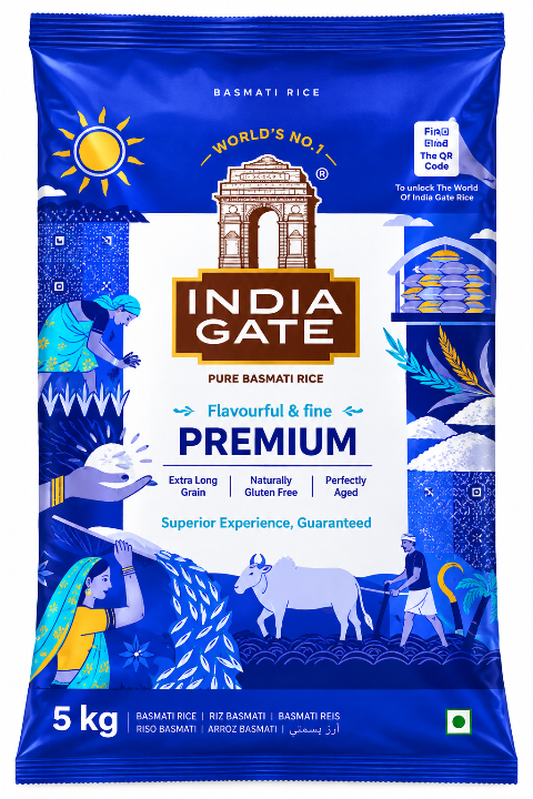 India Gate Premium extra long Basmati rice-5kg
