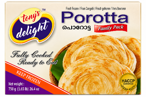Tony’s Delight Malabar Family Porotta-750g