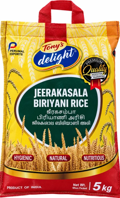 Tony's Delight Jeerakasala Biriyani Rice-5kg